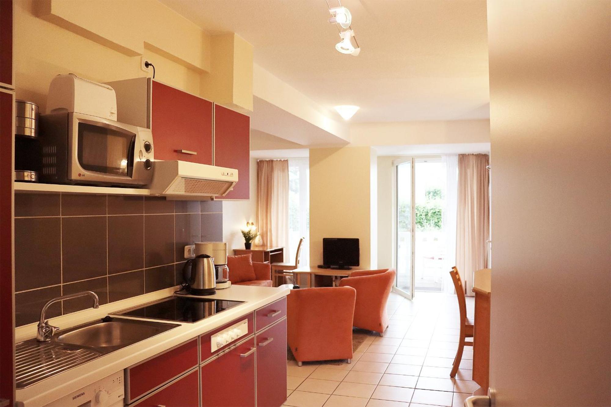 Meerblick Terrasse: Strandnahe Ferienwohnung mit Parkplatz Sierksdorf Exterior photo